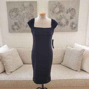 ✨ XOXO ✨NEW - Cap Sleeve Bodycon Sheath Dress - [Size 9/10, Black]